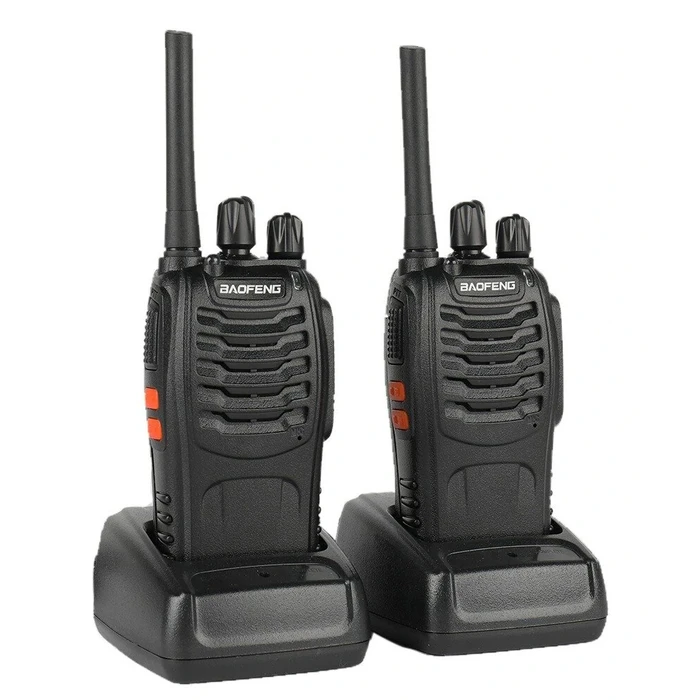 BAOFENG Σετ Ασύρματοι Πομποδέκτες BF-88E PMR 0.5W Μαύρο 2τμχ