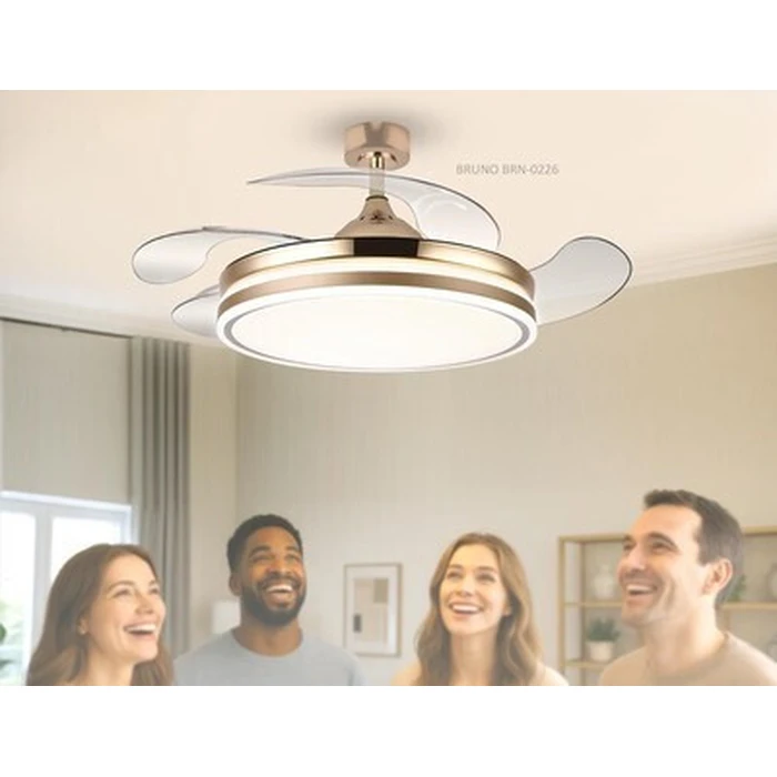 BRUNO ανεμιστήρας οροφής με LED φως BRN-0226 χρυσός 42 AC 82W