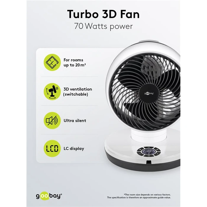 GOOBAY Floor Fan 59515 White