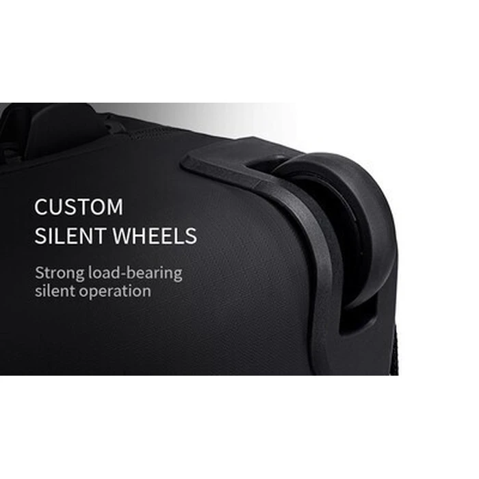 ARCTIC HUNTER Travel Bag with 15.6 Laptop Compartment Wheeled 27L Black