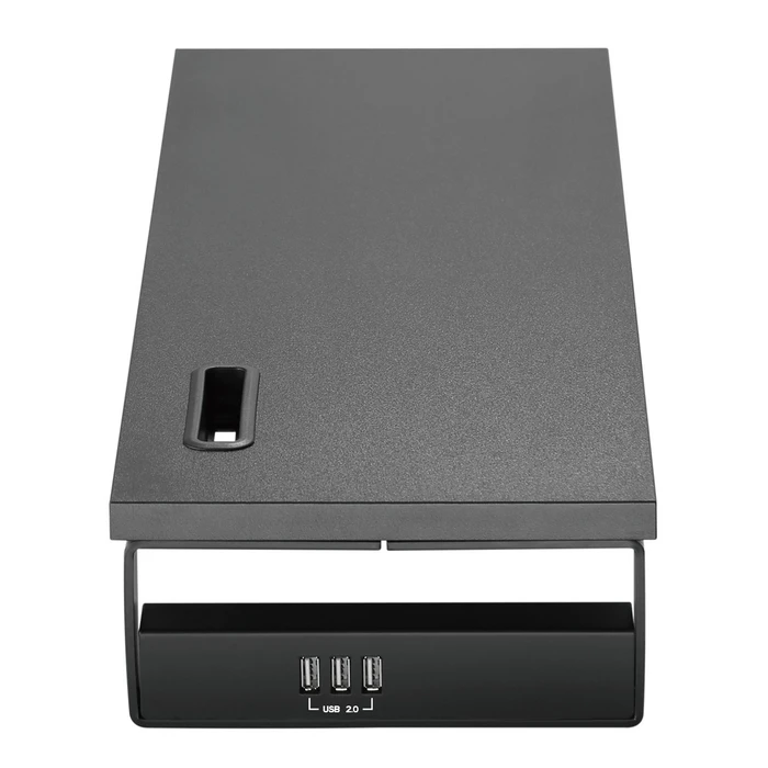 BRATECK επιτραπέζια βάση για οθόνη laptop STB 118 με 3x USB θύρες 17 32 έως 20kg μαύρη