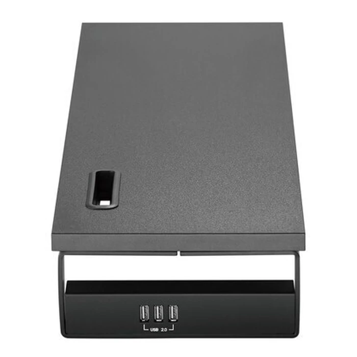 BRATECK επιτραπέζια βάση για οθόνη laptop STB 118 με 3x USB θύρες 17 32 έως 20kg μαύρη