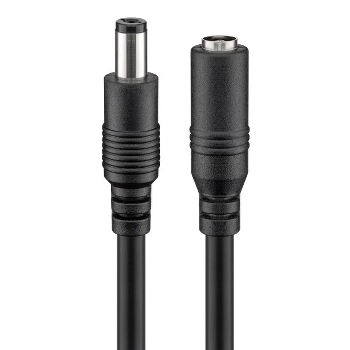 GOOBAY καλώδιο προέκτασης τροφοδοσίας 76635 5.5x2.1mm 1.5m μαύρο