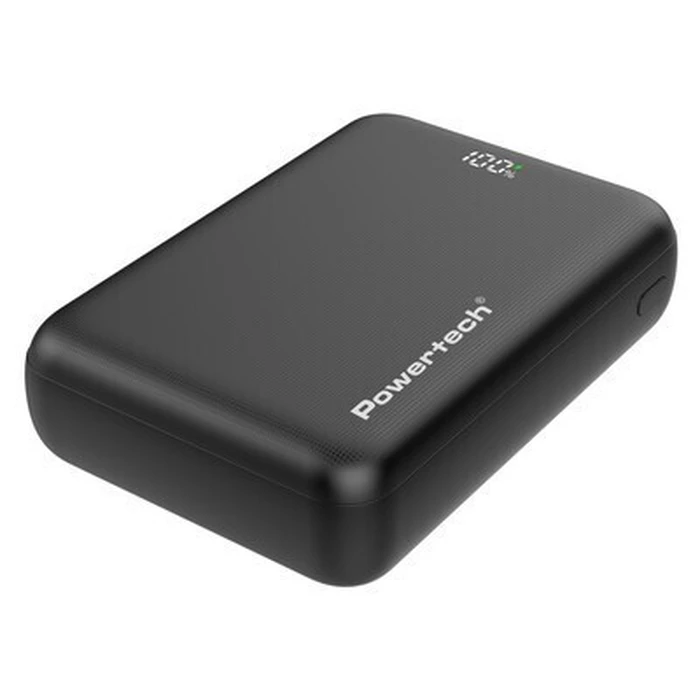 POWERTECH Power Bank PT 1503 with Display 20000mAh 22.5W Black