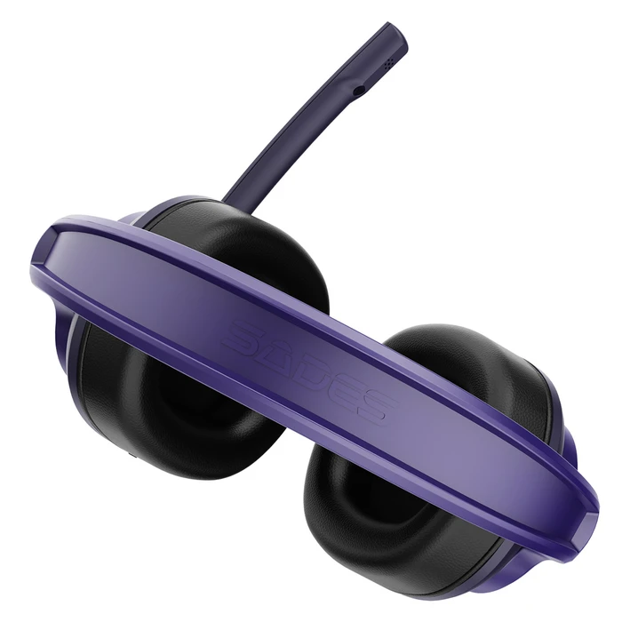 SADES gaming headset UPOWER 3.5mm 40mm purple