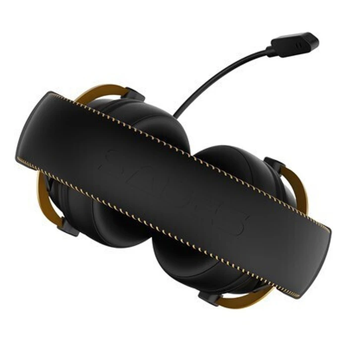 SADES Gaming Headset Alchemist USB 50mm V7.1 Surround ENC RGB Μαύρο