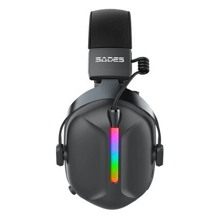 SADES gaming headset Defender ασύρματα και ενσύρματα RGB μαύρο