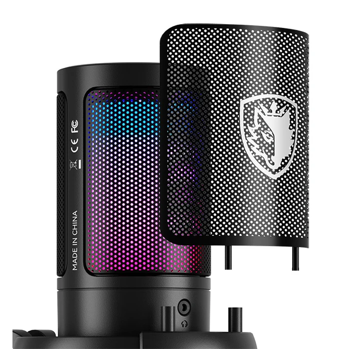 SADES Gaming Microphone TYTO with Desk Stand USB Black