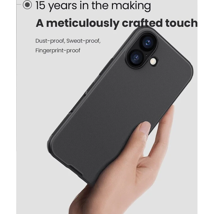 NILLKIN Case Super Frosted Shield Pro for Apple iPhone 17 Black