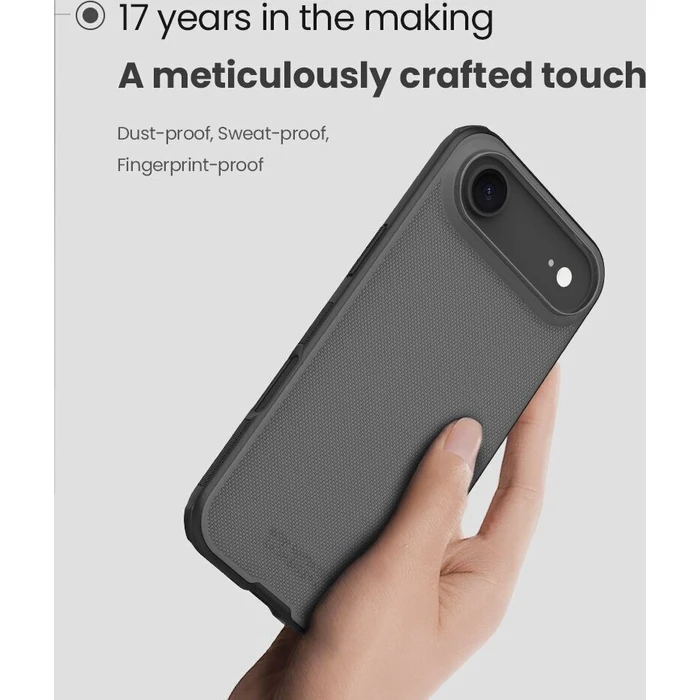 NILLKIN Θήκη Super Frosted Shield Pro για Apple iPhone 17 Air διάφανη μαύρη