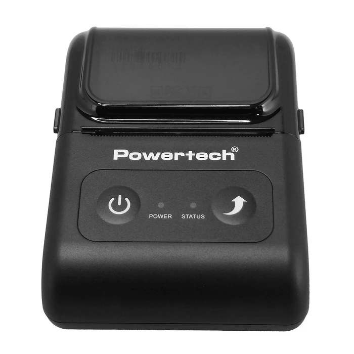 POWERTECH Portable Thermal Receipt Printer PT-1508 USB-C Bluetooth Black