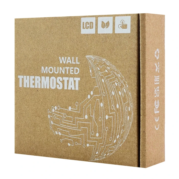 UNBRANDED Smart θερμοστάτης αερίου BHT 800WM GCLW WiFi επιτοίχιος λευκός