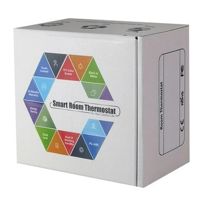 UNBRANDED Smart Θερμοστάτης Πετρελαίου BHT 15GBLW WiFi Χωνευτός Μαύρος