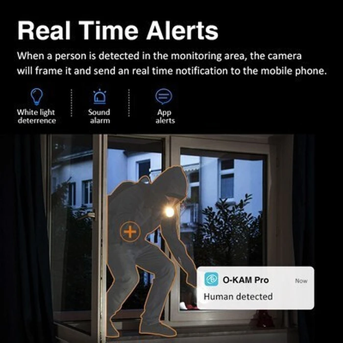 VSTARCAM Smart Camera CS49LM with Smoke and Gas Detector