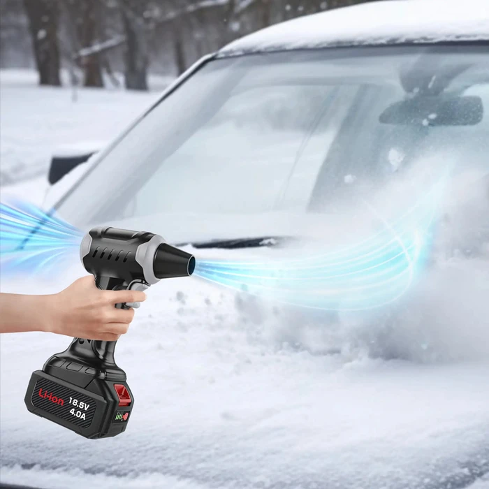 KINZIR ηλεκτρικό air duster AD47 400W 10000mAh μαύρο