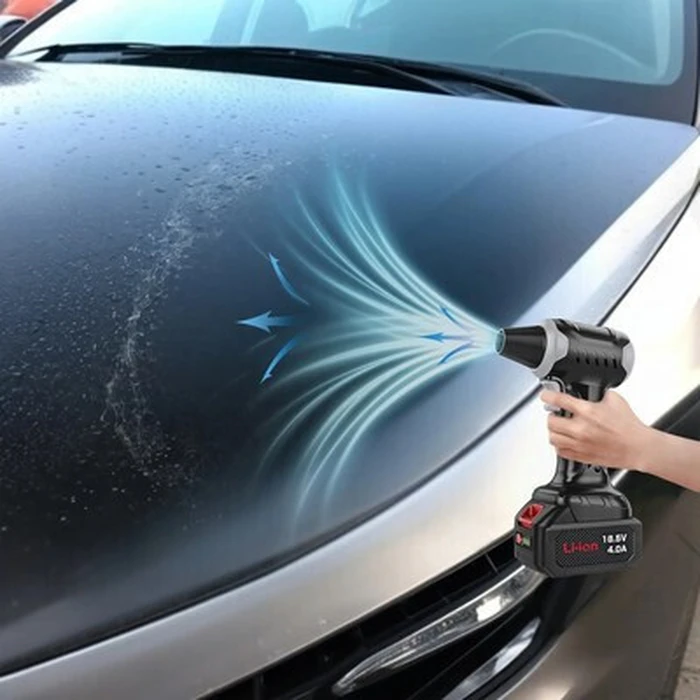 KINZIR ηλεκτρικό air duster AD47 400W 10000mAh μαύρο