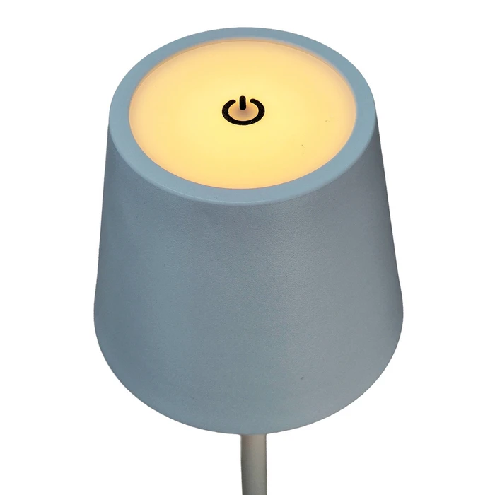 POWERTECH LED επιτραπέζιο φωτιστικό HLL-0194 ρυθμιζόμενο επαναφορτιζόμενο λευκό