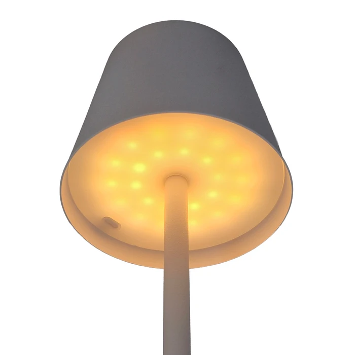 POWERTECH LED επιτραπέζιο φωτιστικό HLL-0194 ρυθμιζόμενο επαναφορτιζόμενο λευκό