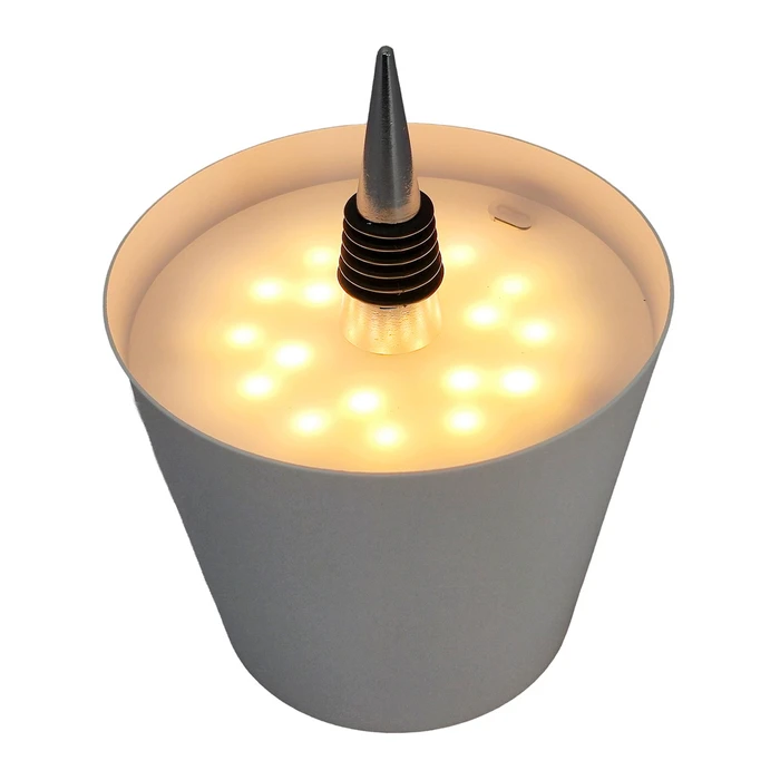 POWERTECH LED φωτιστικό για μπουκάλι HLL-0198 ρυθμιζόμενο επαναφορτιζόμενο λευκό
