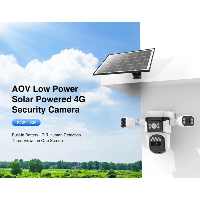 VSTARCAM smart ηλιακή κάμερα BG621SR PTZ 4G IP66
