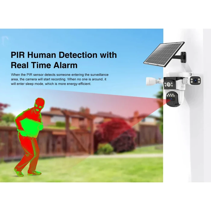 VSTARCAM smart ηλιακή κάμερα BG621SR PTZ 4G IP66