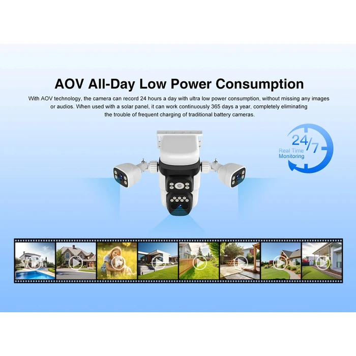 VSTARCAM smart ηλιακή κάμερα BG621SR PTZ 4G IP66