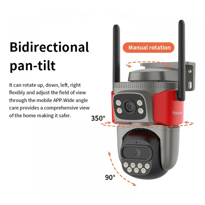 VSTARCAM smart κάμερα AF621DR dual lens αναγνώριση φωτιάς και καπνού