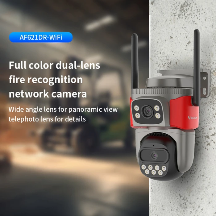 VSTARCAM smart κάμερα AF621DR dual lens αναγνώριση φωτιάς και καπνού