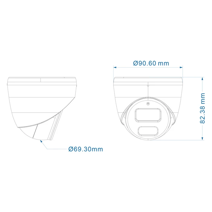 LONGSE Υβριδική Κάμερα TP1BTHC500FKERC 5MP 2.8mm AOC IR 30m
