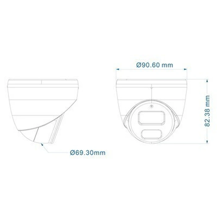 LONGSE Υβριδική Κάμερα TP1BTHC500FKERC 5MP 2.8mm AOC IR 30m