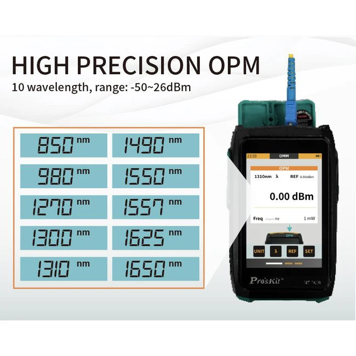 PROSKIT mini OTDR tester καλωδίων οπτικής ίνας MT-7620