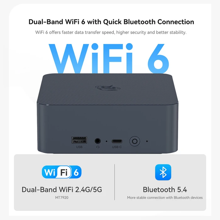 Beelink Mini PC EQi12 D4 Intel i3 1220P 16GB 500GB Windows 11 Pro