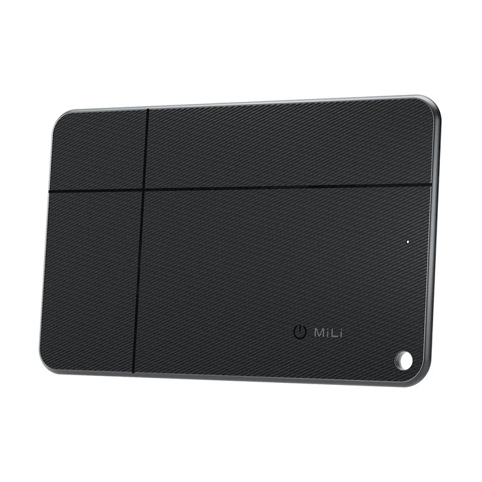 MILI ψηφιακή επαγγελματική κάρτα & tracker MiCard Duo για iOS & Android συσκευές NFC Bluetooth μαύρο