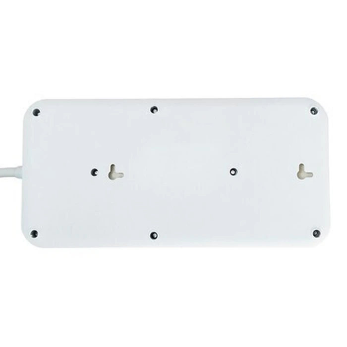 POWERTECH Safety Power Strip PT-1534 8 Outlets 16A 1.5m White