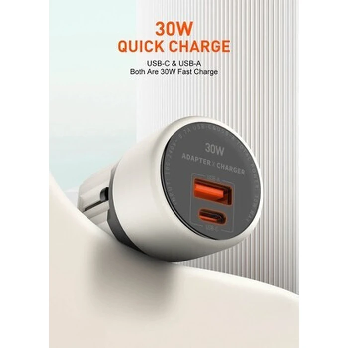 LDNIO Wall Charger Q2319 30W with Lightning Cable