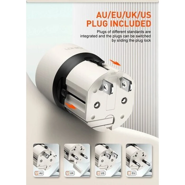 LDNIO Wall Charger Q2319 30W with Lightning Cable