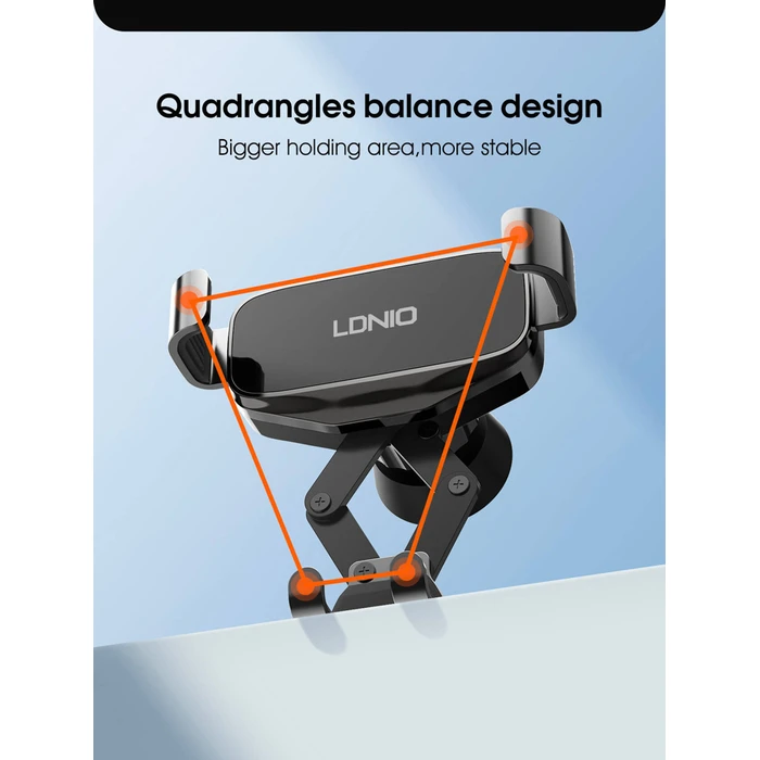 LDNIO Car Smartphone Holder MG13 Air Vent Black