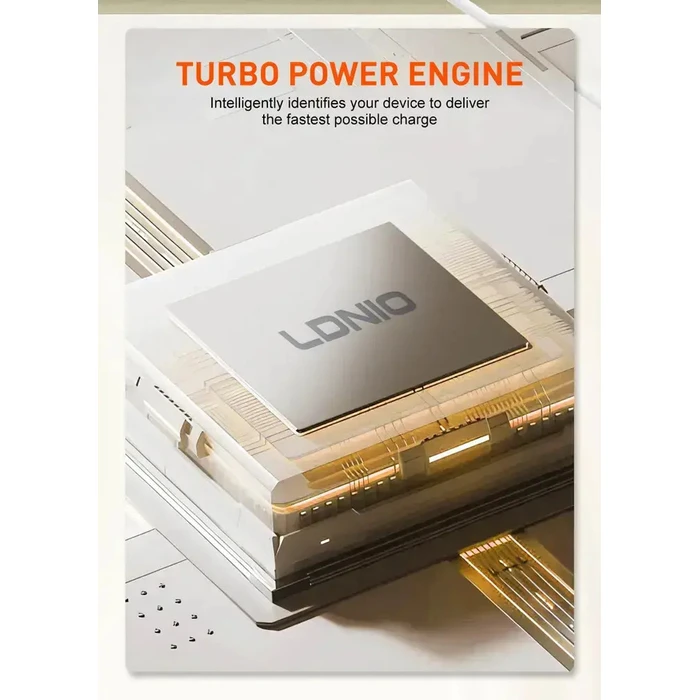 LDNIO Wall Charger Q2319 30W with USB C Cable EU UK US AU