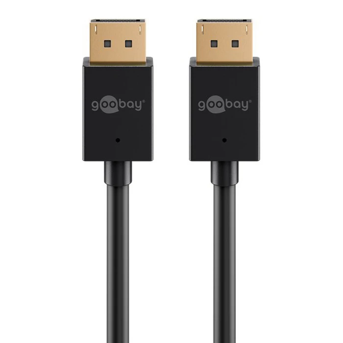 GOOBAY DisplayPort Cable 8K 120Hz 40 Gbps 2m Black