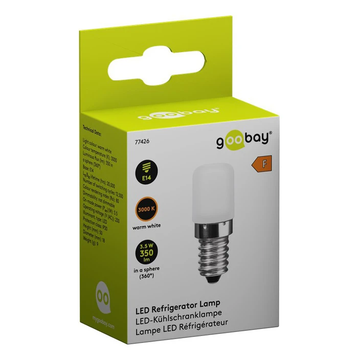 GOOBAY LED λάμπα ψυγείου 77426 E14 3.5W 3000K 350lm