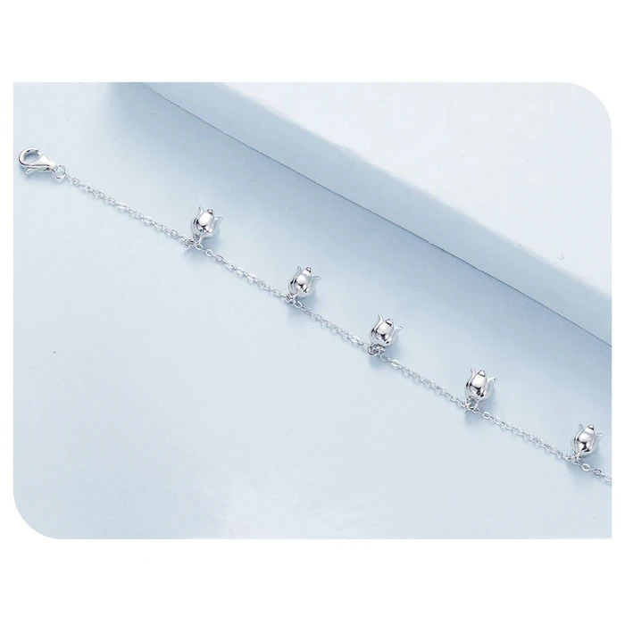 BAMOER βραχιόλι ασήμι 925 ασημί BSB183