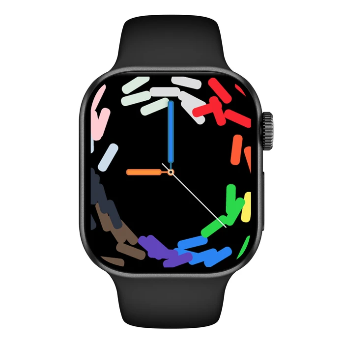 INTIME Smartwatch A10 Pro with 2 Straps Heart Rate AMOLED IP65 Black