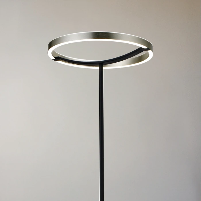 POWERTECH LED φωτιστικό δαπέδου HLL-0204 42W 4000K ασημί μαύρο