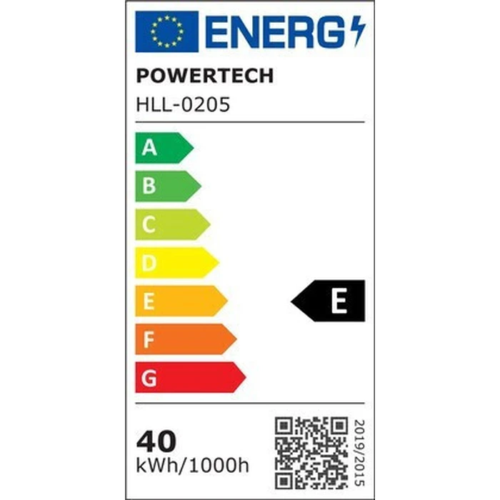 POWERTECH LED φωτιστικό οροφής HLL-0205 40W 4000K οπάλ χρυσό μαύρο