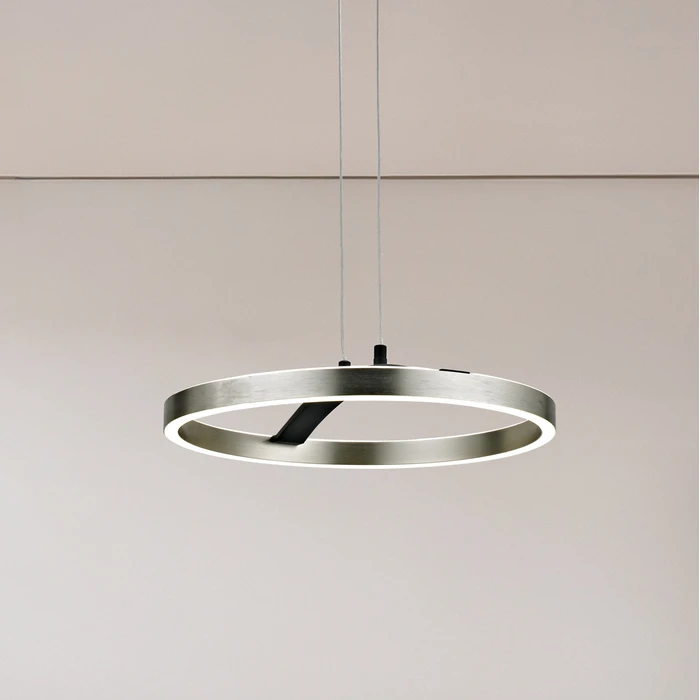 POWERTECH LED φωτιστικό οροφής HLL-0202 29W 4000K ασημί μαύρο