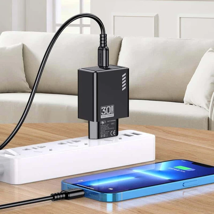 KAKUSIGA φορτιστής τοίχου USB C 30W μαύρος