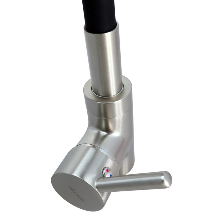 BRUNO μπαταρία πάγκου κουζίνας BRN-0263 αναμεικτική μαύρη ασημί