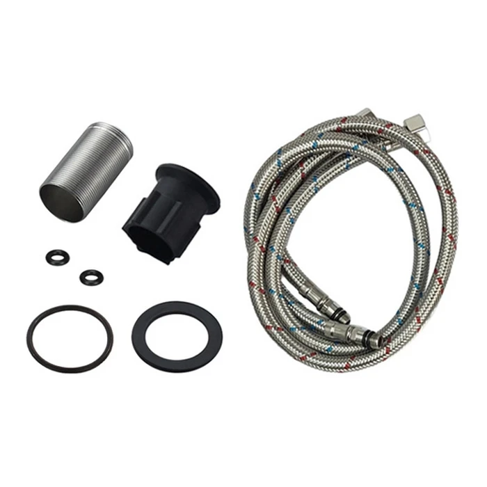 BRUNO μπαταρία πάγκου κουζίνας BRN-0263 αναμεικτική μαύρη ασημί