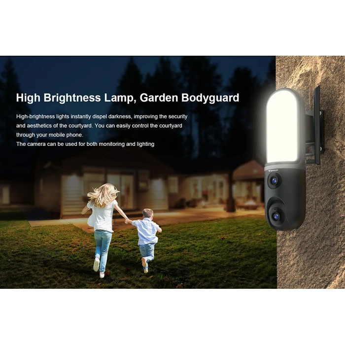 VSTARCAM Smart Camera FC4 with Light Dual Lens 3MP WiFi SD PTZ IP66