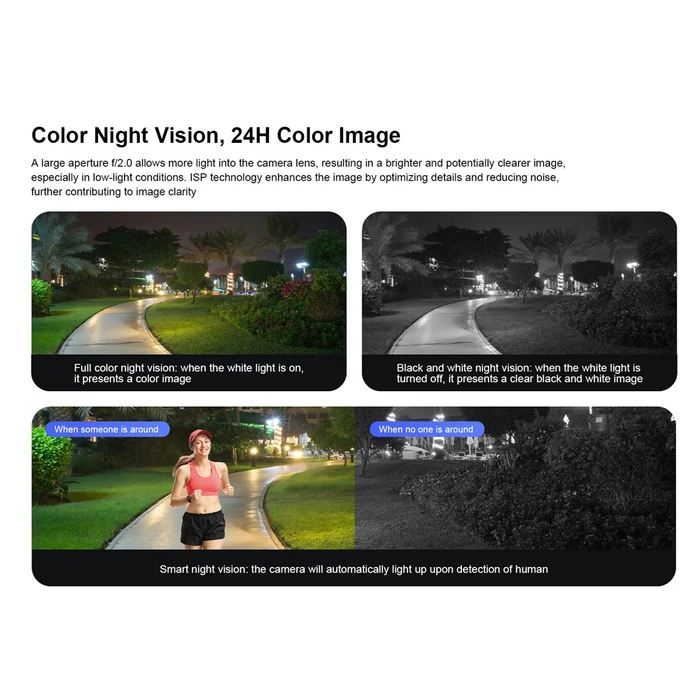 VSTARCAM Smart Camera FC4 with Light Dual Lens 3MP WiFi SD PTZ IP66